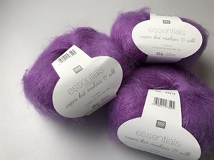 Essentials super kid / silk mohair - smuk og elegant i blid lilla